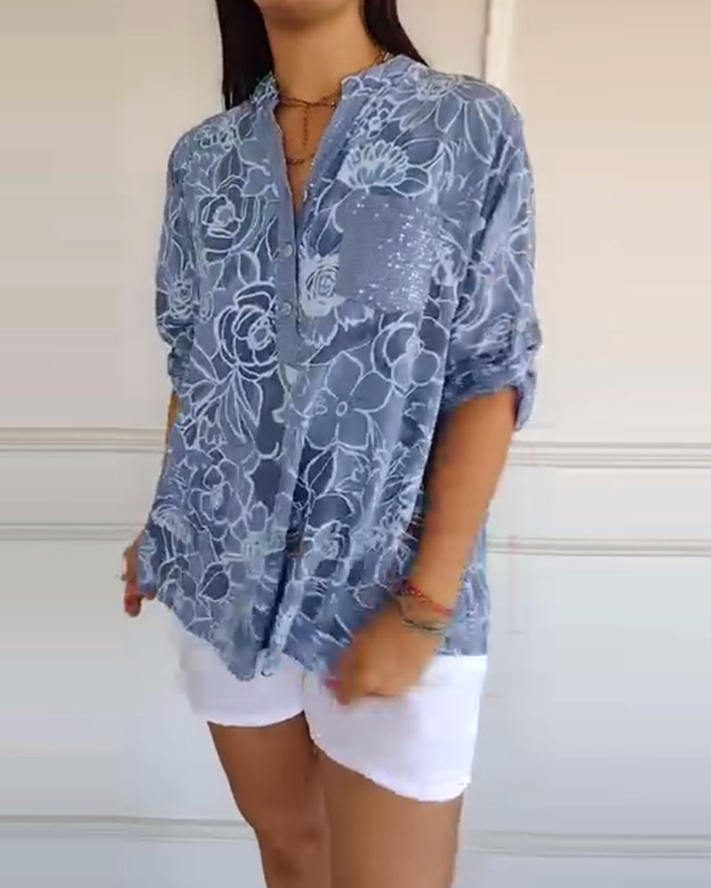 Sandra Floral Print Blouse