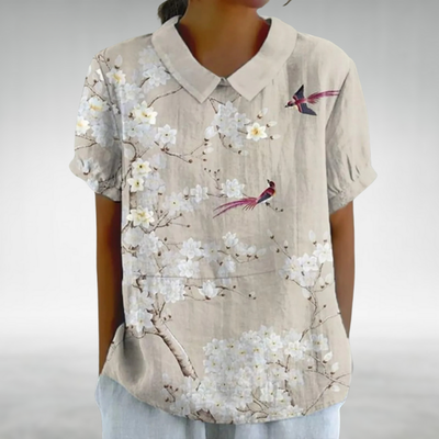 Danaya Vintage floral blouse