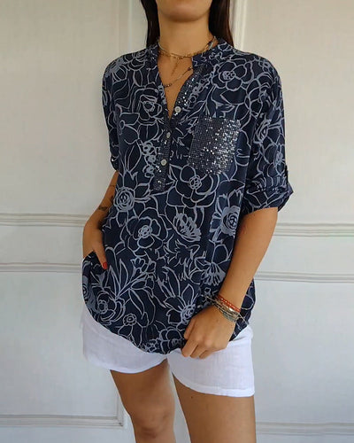 Sandra Floral Print Blouse