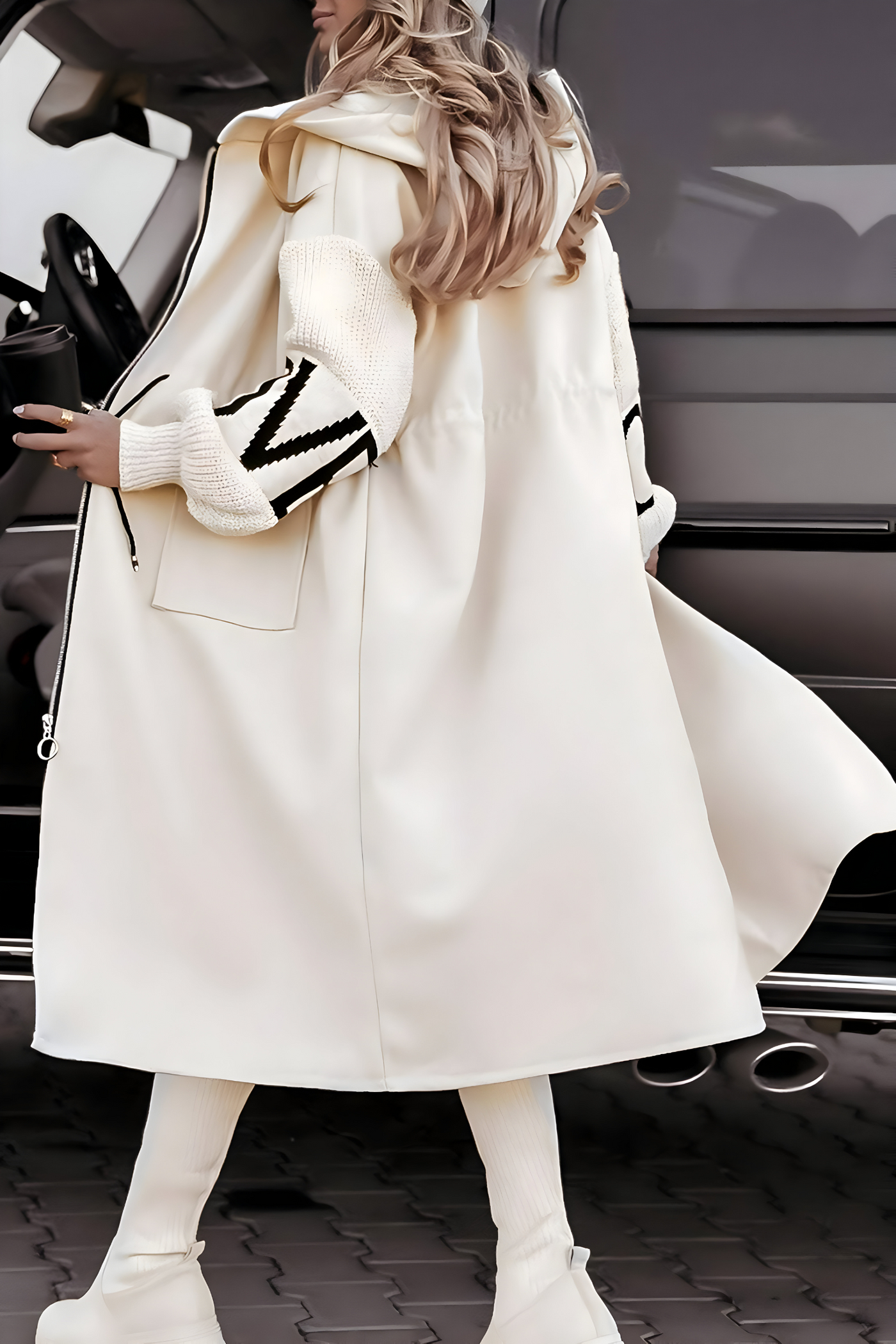 ROSANA Elegant Hooded Coatigan