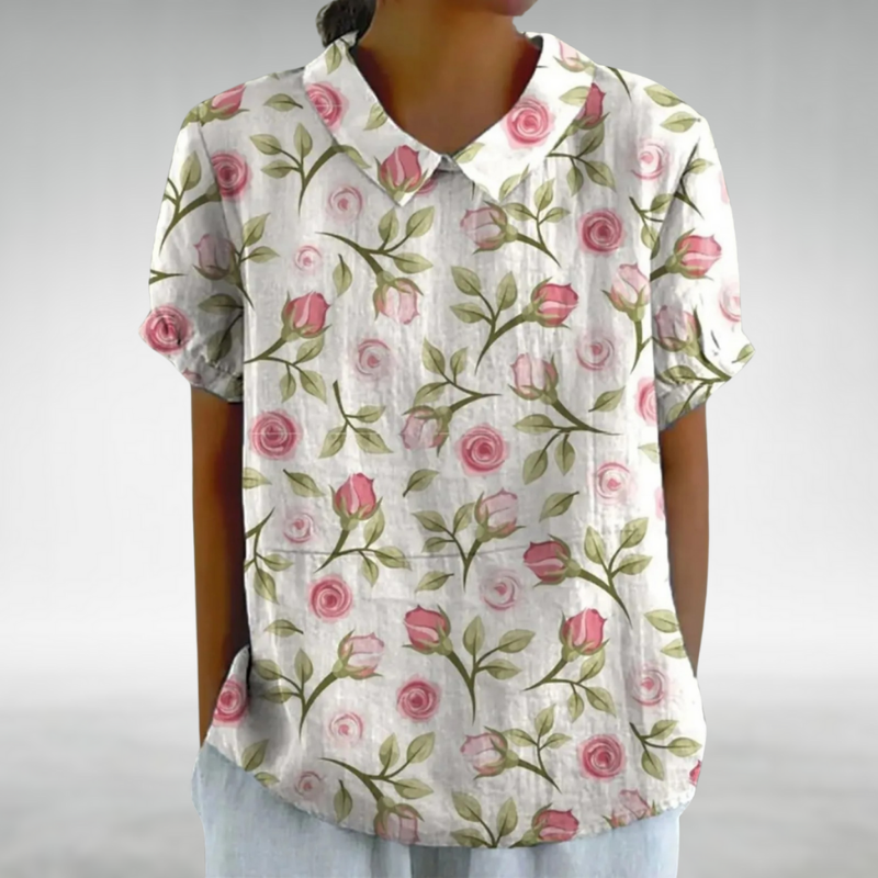 Danaya Vintage floral blouse