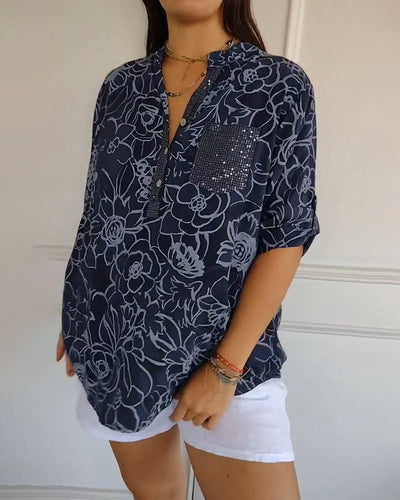 Sandra Floral Print Blouse