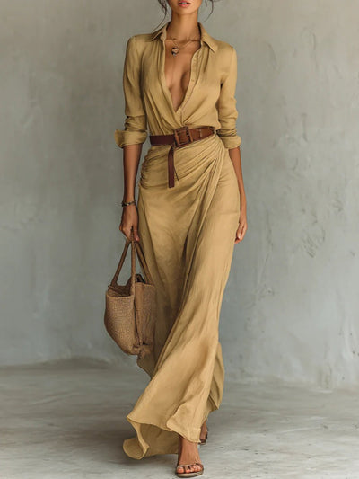 Beatrice Charming Belted Dress