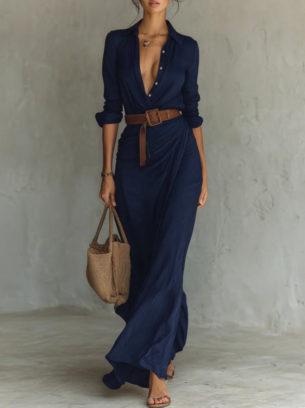 Beatrice Charming Belted Dress